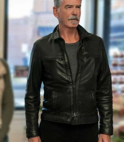 Pierce Brosnan The Out Laws Leather Jacket