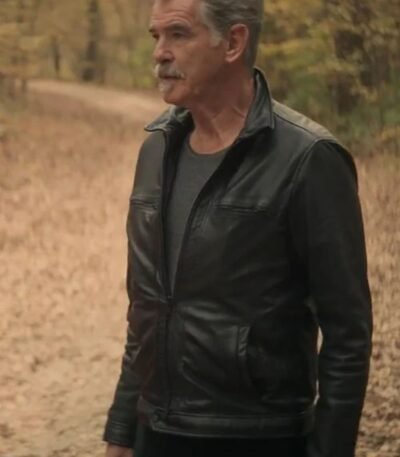 Pierce Brosnan The Out Laws Leather Jacket