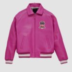 Pink Avirex Leather Jacket