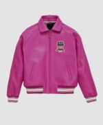 Pink Avirex Leather Jacket