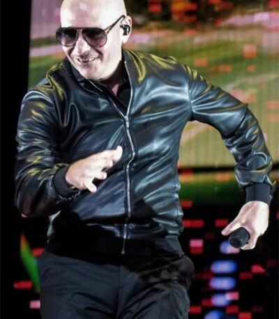 Pitbull Black Leather Jacket
