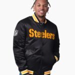 Pittsburgh Steelers Closer Black Satin Jacket