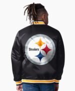 Pittsburgh Steelers Closer Black Satin Jacket