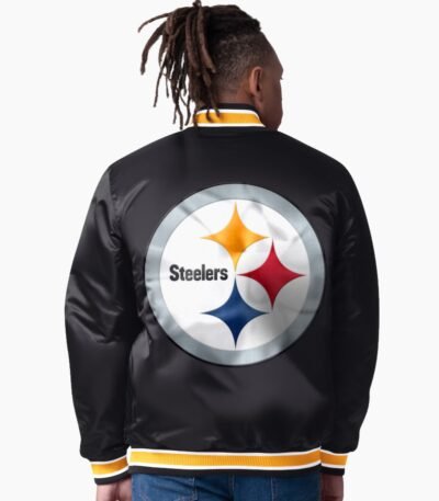 Pittsburgh Steelers Closer Black Satin Jacket