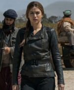 Premium Black Ghosted Ana de Armas 2023 Leather Jacket
