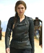 Premium Black Ghosted Ana de Armas 2023 Leather Jacket