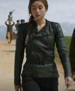 Premium Black Ghosted Ana de Armas 2023 Leather Jacket