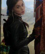 Premium Black Ghosted Ana de Armas 2023 Leather Jacket