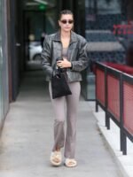 Premium Hailey Baldwin Bieber Leather Jacket