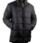 Premium Mens Black Down Puffer Jacket