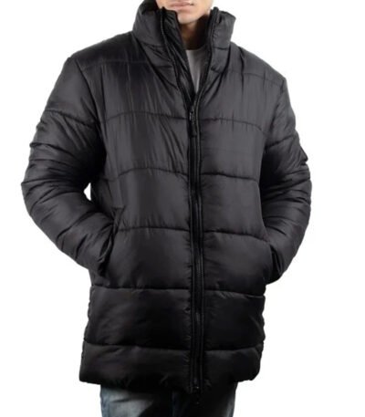 Premium Mens Black Down Puffer Jacket