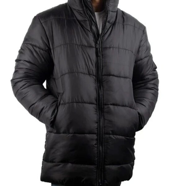 Premium Mens Black Down Puffer Jacket