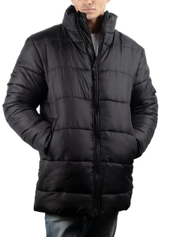 Premium Mens Black Down Puffer Jacket