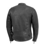 Premium Turbine Men's Motorcycle Perforated Leather Jacket