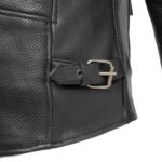 Premium Turbine Men's Motorcycle Perforated Leather Jacket