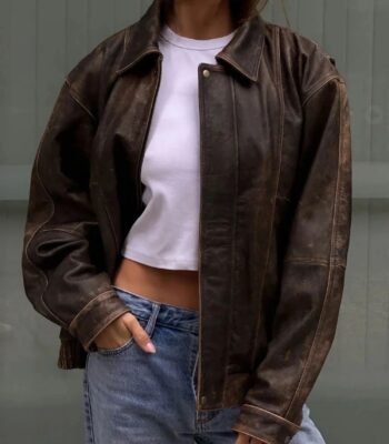 Premium Vintage Sheep Leather Oversized