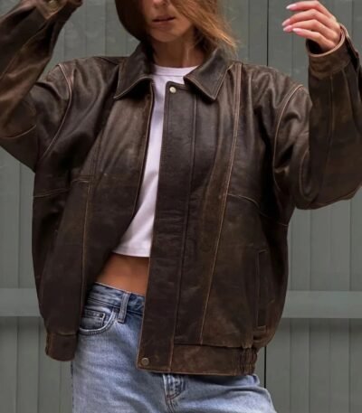 Premium Vintage Sheep Leather Oversized