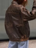 Premium Vintage Sheep Leather Oversized