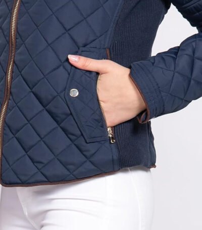 Premium Women Lightweight Quilted Zip Jacket