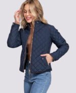 Premium Women Lightweight Quilted Zip Jacket
