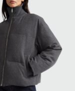 Premium Women's Wool Gray Jacket
