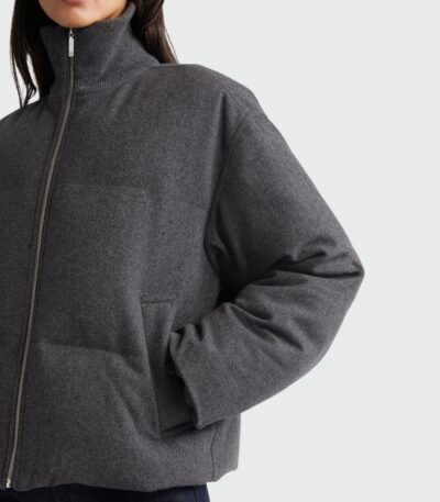 Premium Women's Wool Gray Jacket