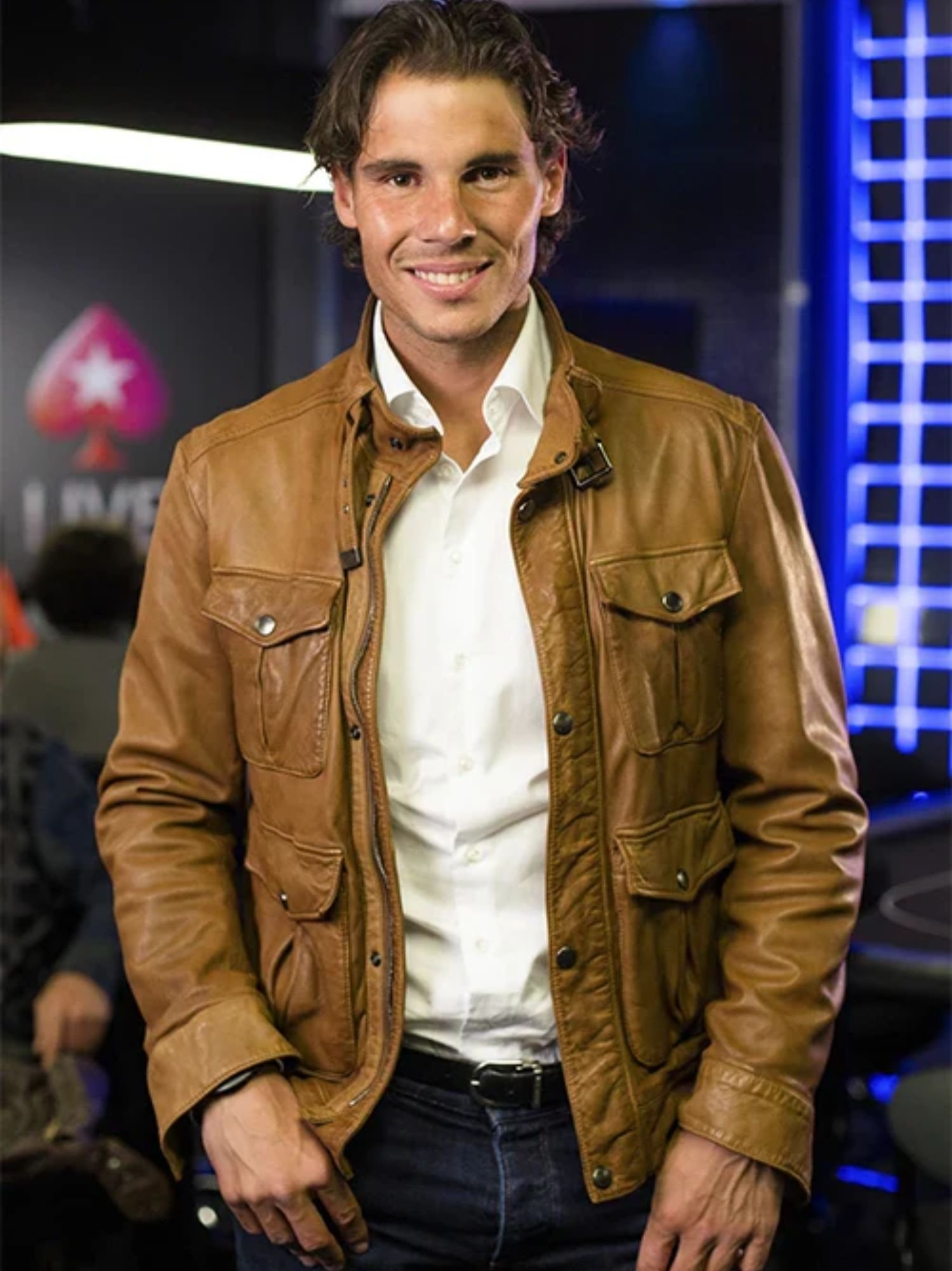 Rafael Nadal Leather Jacket Rafael Nadal Leather Jacket