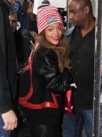 Red Heart Rihanna Leather Jacket