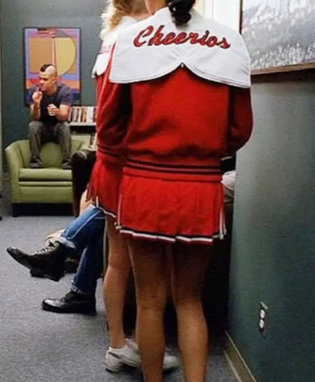 Red Varsity Glee Cheerios Jacket