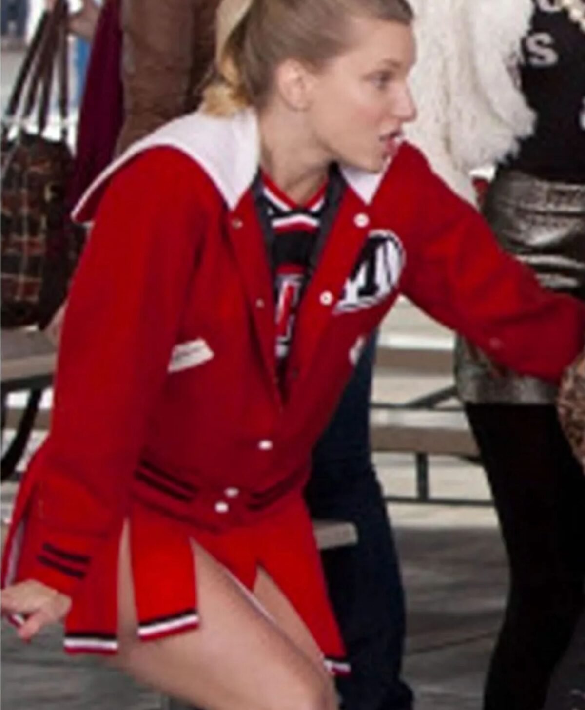 Red Varsity Glee Cheerios Jacket