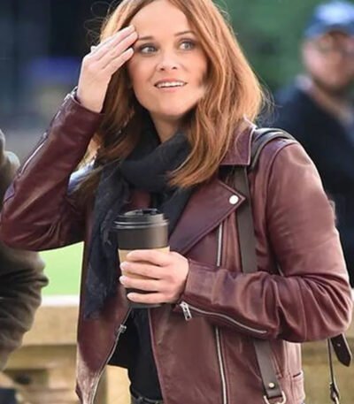 Reese Witherspoon The Morning Show Leather Jacket
