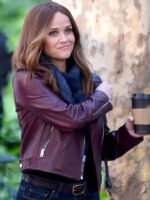 Reese Witherspoon The Morning Show Leather Jacket