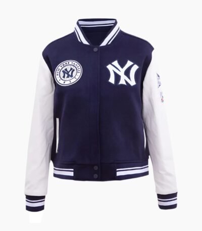Retro Classic Rib New York Yankees Varsity Jacket