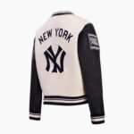 Retro Classic Rib New York Yankees Varsity Jacket
