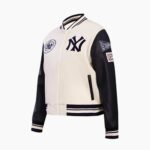 Retro Classic Rib New York Yankees Varsity Jacket