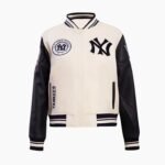 Retro Classic Rib New York Yankees Varsity Jacket