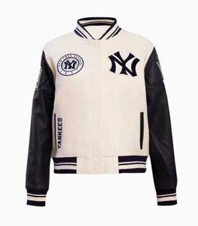 Retro Classic Rib New York Yankees Varsity Jacket
