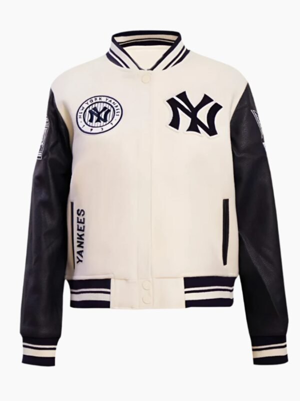 Retro Classic Rib New York Yankees Varsity Jacket