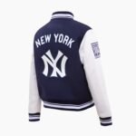 Retro Classic Rib New York Yankees Varsity Jacket
