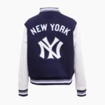 Retro Classic Rib New York Yankees Varsity Jacket