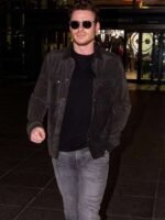 Richard Madden Black Suede Jacket
