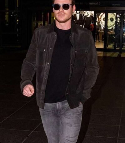 Richard Madden Black Suede Jacket