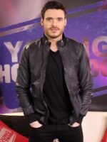 Richard Madden Style Leather Jacket For Men