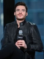 Richard Madden Style Leather Jacket For Men