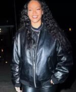 Rihanna Celebrity Leather Jacket