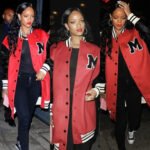 Rihanna Long Trench Coat