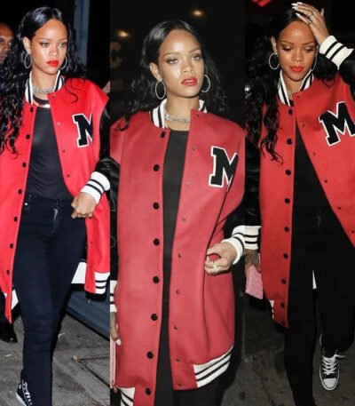 Rihanna Long Trench Coat