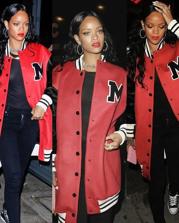 Rihanna Long Trench Coat