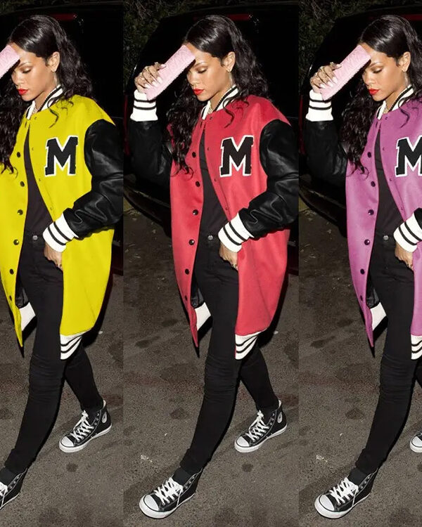 Rihanna Long Trench Coat