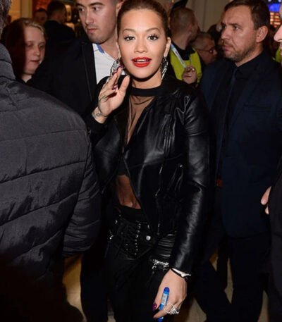 Rita Ora Leather Jacket